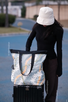 Aloha Hawaiian Custmized Print Puakenikeni  Tyvek tote bag