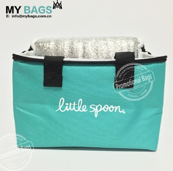Little spoon turquoise Non-Woven Insulated Lunch Tote
